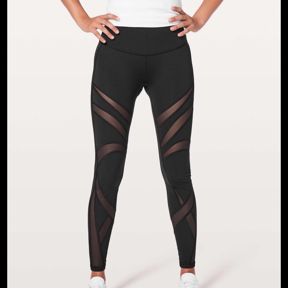 Lululemon Wunder Under Hi-Rise Tight Mesh